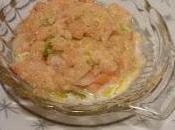 Cassolette saumon, crevettes poireaux