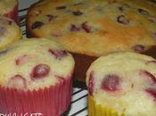 Muffins banane, chocolat blanc cranberry fraiche