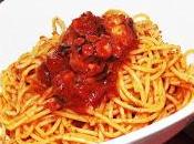 Spaghettis tunisiennes poulpe