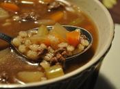 Soupe l'orge boeuf