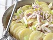Salade tiède Ratte Touquet l’anguille fumée