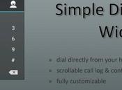 Simple Dialer Widget, composez numéros appels, depuis widget