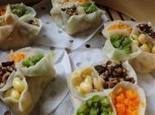 Raviolis vapeur quatre bonheurs 四喜蒸饺 sìxǐ zhēngjiǎo