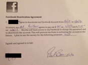 dollars pour quitter Facebook