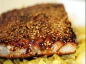 Thon croute sésame