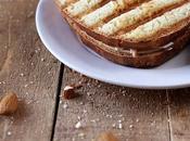 Croque-monsieur brie amandes