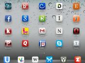 icônes forment l'alphabet iPad...