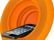 frisbee pour amplifier votre iPhone...