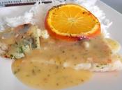 Filets Hoki four sauce l'orange