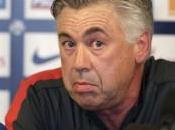 PSG-Ancelotti Ibrahimovic sérieux concentré