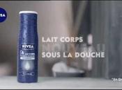 balcon teste lait corps sous douche Nivea