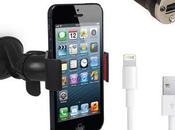 Support Voiture iPhone GripMount avec Chargeur Lightning MobileFun.fr