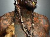 L’un hommes plus tatoues pierces monde fait peur fille marcus boykin creature