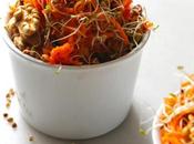 salade pour rebondir carotte, gingembre, kasha graines germées