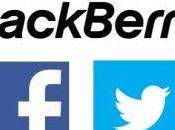 BlackBerry applications Facebook Twitter jour