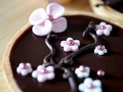 Petite tarte Cherry Blossom chocolat
