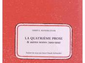 [note lecture] Quatrième prose" d'Ossip Mandelstam, Alain Paire