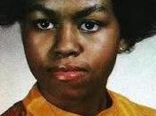 Michelle barack obama avec coiffure afro