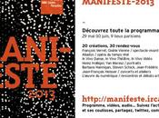 [Festival] Manifeste 2013 juin (IRCAM Paris)
