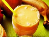 Smoothie Mangue Banane Lait Coco