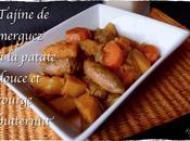 Tajines merguez patate douce courge butternut