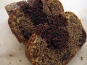 Cake noix chocolat marbré inspiration Philippe Conticini