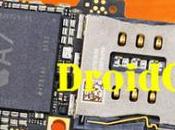 carte mère d’iPhone dans nature, avec processeur