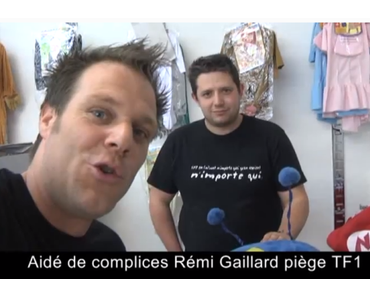 Rémi Gaillard piège TF1 en direct sur le web