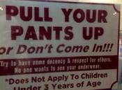 pantalons baggy interdits dans magasin