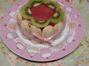 Charlotte kiwis miroir fraise Kiwi charlotte strawberry mirror