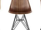 Chaises Eames bois