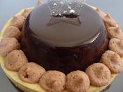 Entremet caramel chocolat lait