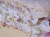 Gâteau rhubarbe-amande purée d'amande