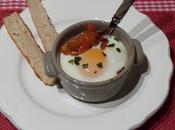 Oeuf cocotte basquaise Basquaise eggs