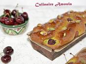 Cake moelleux pistache cerises