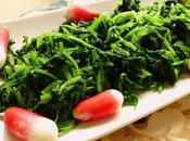 Salade fanes radis rose 凉拌小萝卜缨 liángbàn xiǎoluóbo yīng