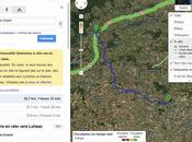 Itinéraires vélo disponibles sous Google Maps pour France