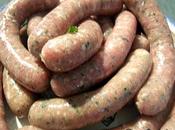 Saucisses boeuf porc