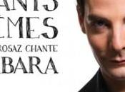 Mathieu Rosaz chante Barbara cadeau pour public Centre d'Art culture Meudon (92)