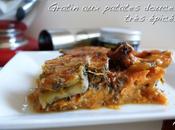 Gratin arrache patates douces épices