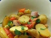 Cocotte pommes terre nouvelles jambon épices