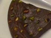 Tarte fondante chocolat pistache