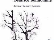 [parution] Sous direction Peter Collier Ilda Tomas, "Béatrice Bonhomme, mot, mort, l’amour"