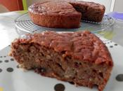 Gâteau fondant pommes râpées, amandes chocolat (sans beurre)