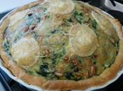 Quiche chèvre-épinards