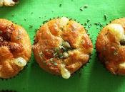 Muffins chorizo, emmental olives vertes