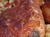 Pilons poulet, sauce côtes levées