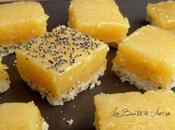 Carrés citron pavot