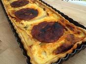 Quiche courgette chorizo