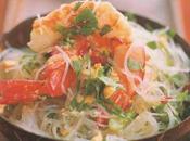 Salade vermicelles crevettes Thaï